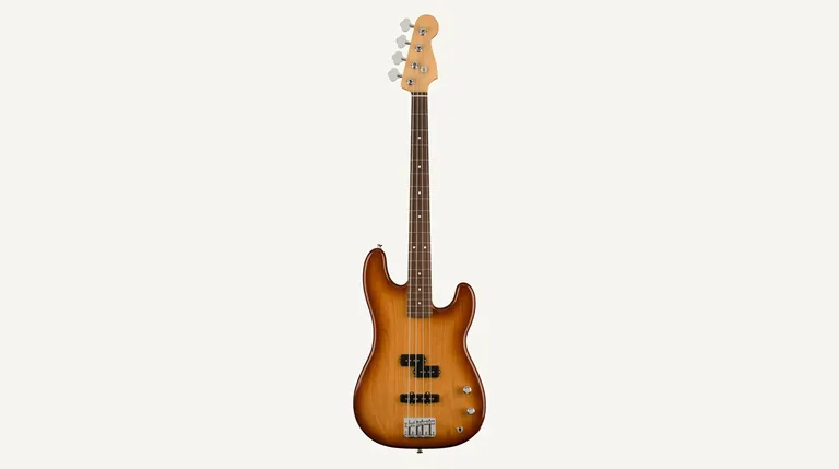 Viersaitiger E-Bass von vorne gesehen