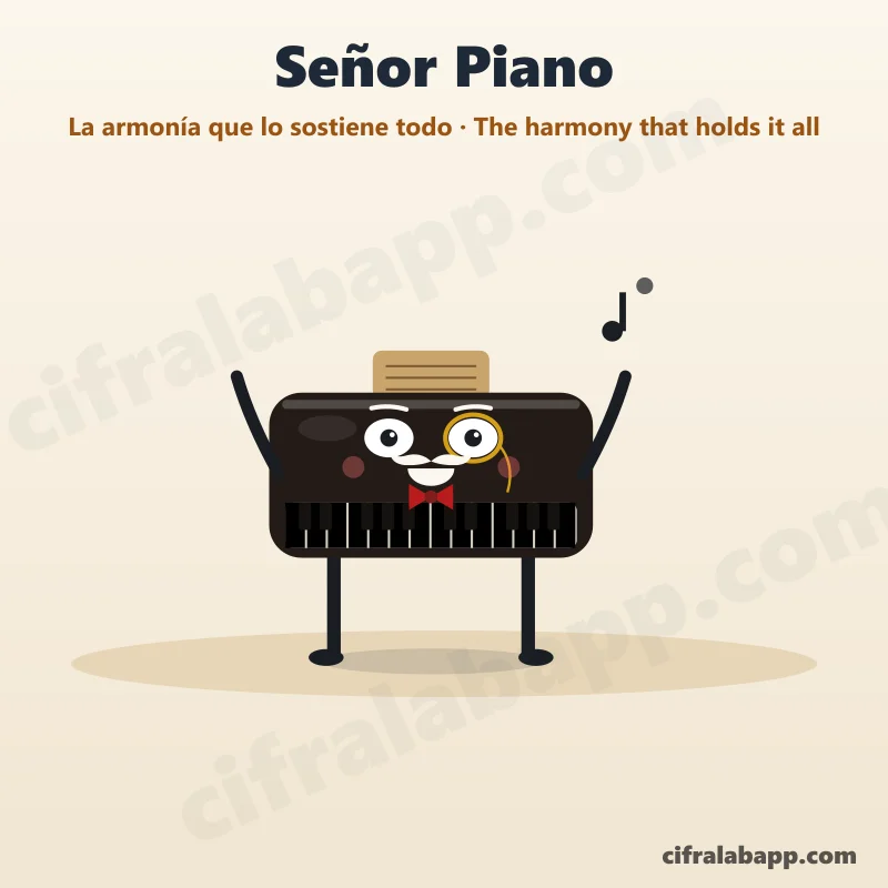 Señor Piano, personaje de CifraLab
